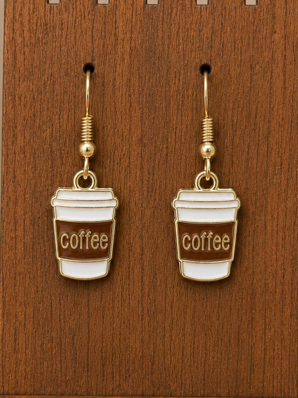 Coffee Cup Earrings | Handmade